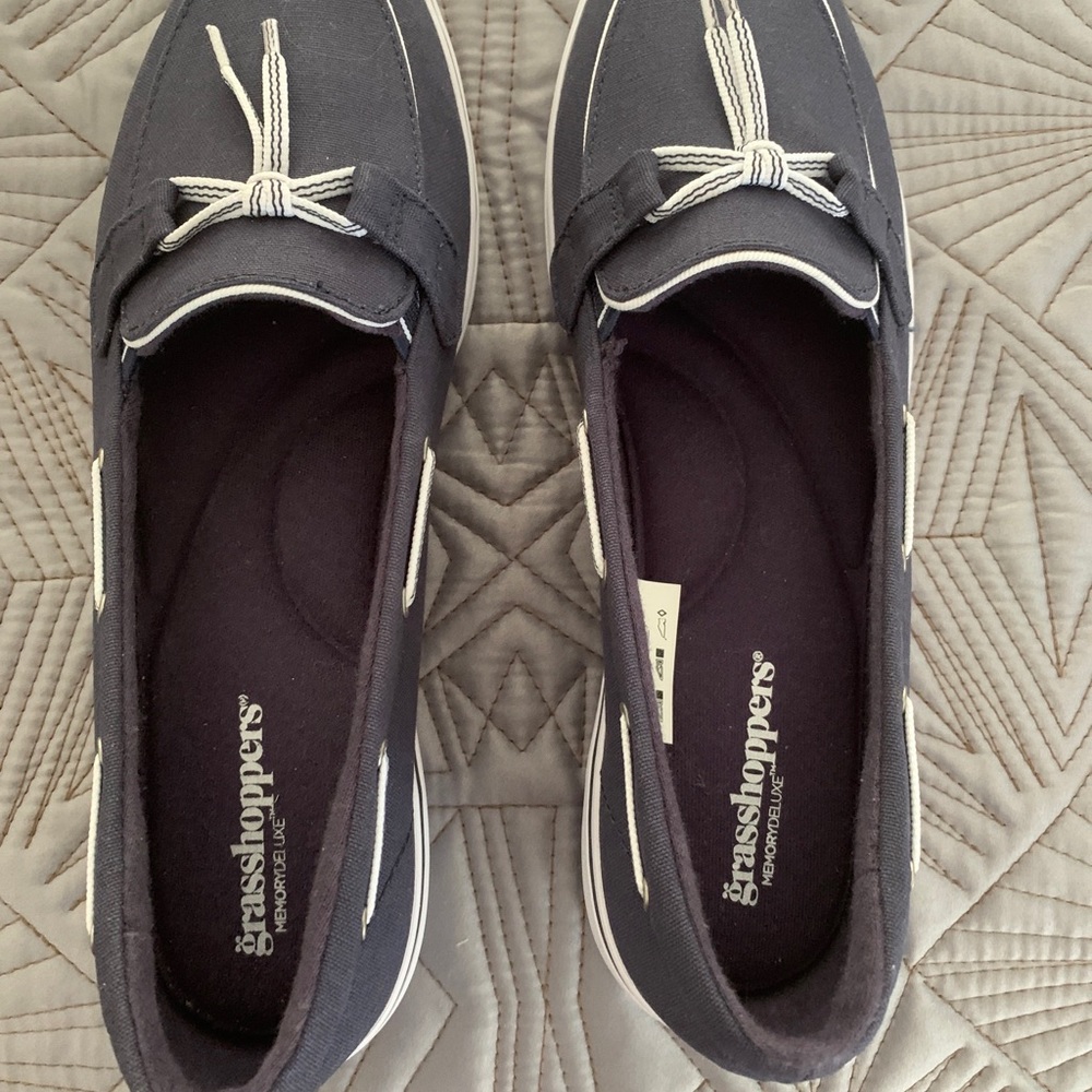 Women’s Grasshopper Navy Slipon